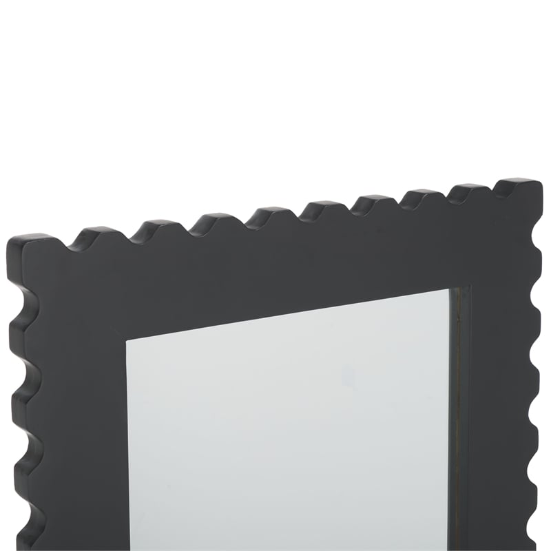 Safavieh Nadia Wood and Iron Mirror in Black