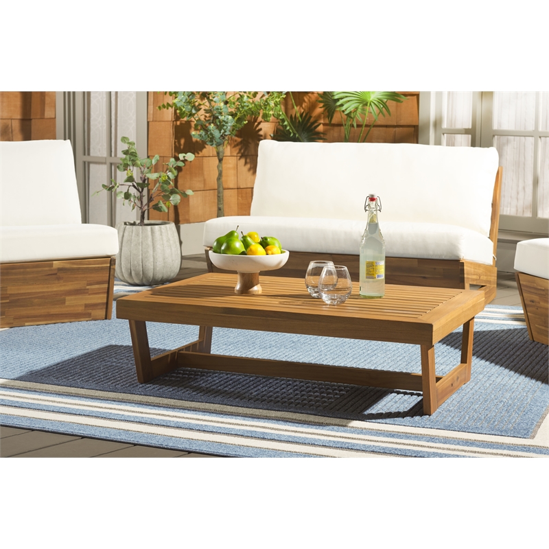 Safavieh Dune Wood Coffee Table in Natural