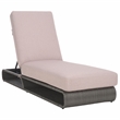 Safavieh Vale Steel and Polyester Lounger in Gray / Light Gray
