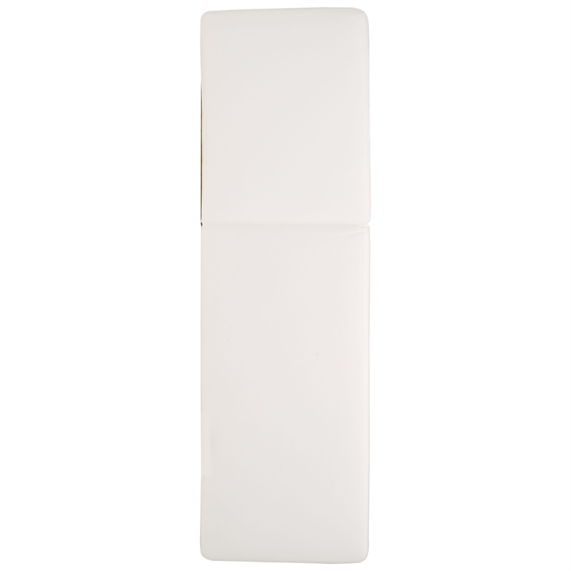 Safavieh Vale Steel and Polyester Lounger in Natural / White