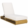Safavieh Vale Steel and Polyester Lounger in Natural / White