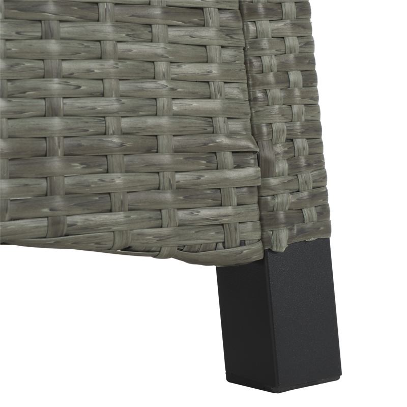 Safavieh Herman Steel and Polyester Recliner 3 Pc Set in Brown / Black