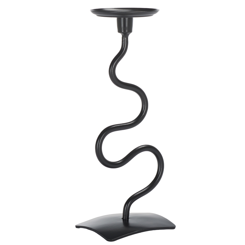 Safavieh Nisi Candleholder Set Of 2 in Black