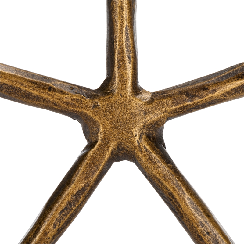 Safavieh Quyn Taper Candleholder Centerpiece in Brass