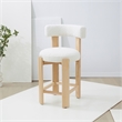 Safavieh Saralisa Wood Counter Stool  in Ivory / Natural