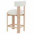 Safavieh Saralisa Wood Counter Stool  in Ivory / Natural