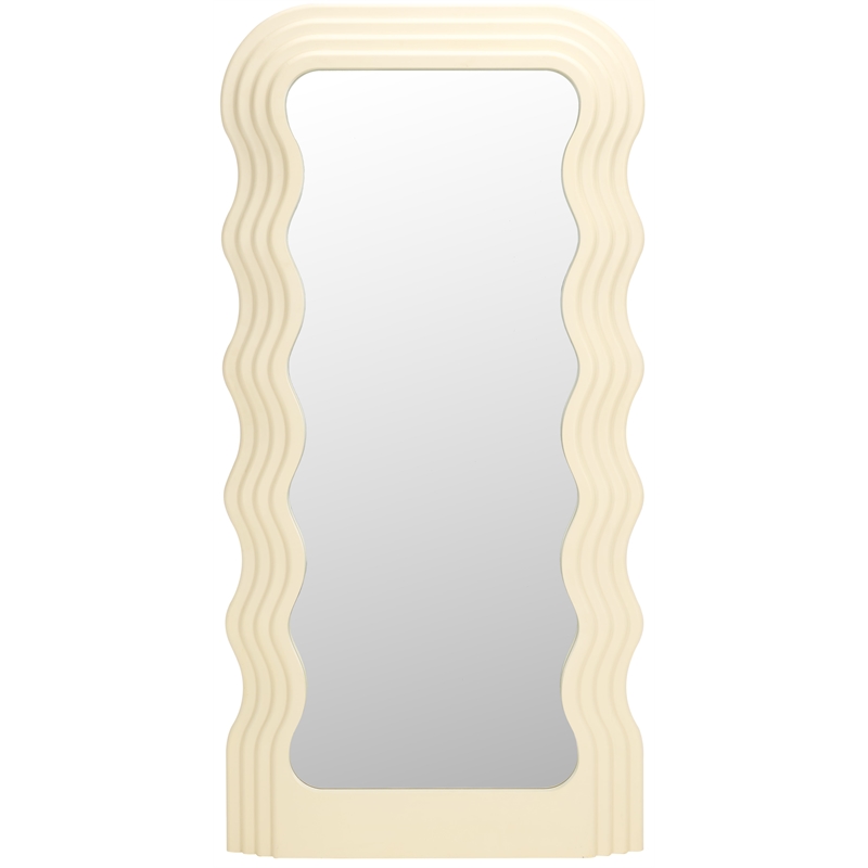 Safavieh Mahya Wood and Iron Mirror in White