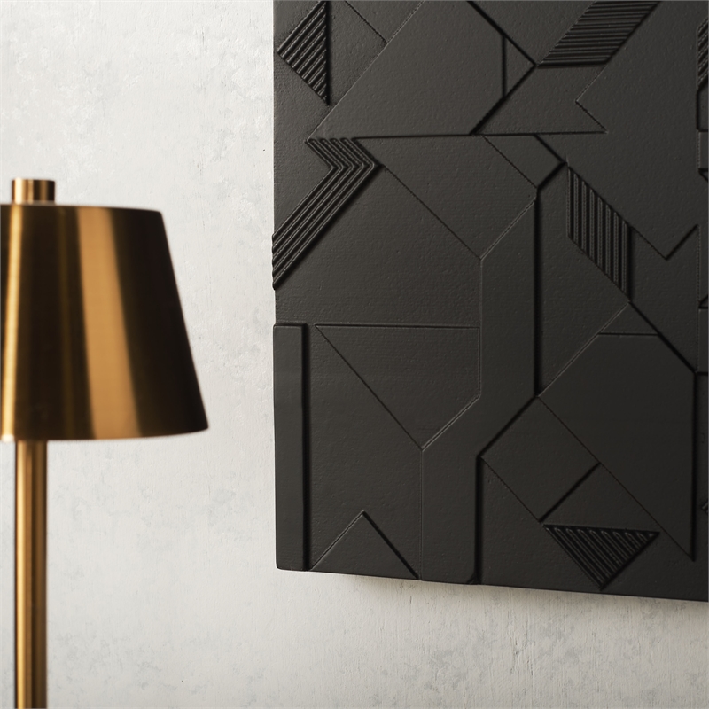 Safavieh Emery Wood Wall Decor in Black