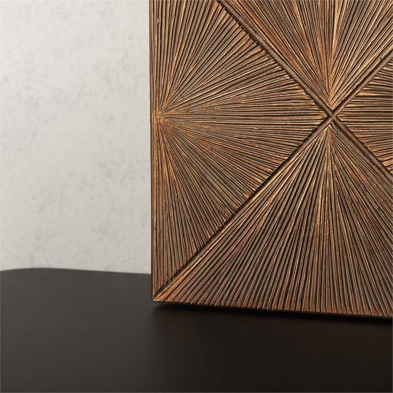 Safavieh Marlow Wood Wall Decor in Gold