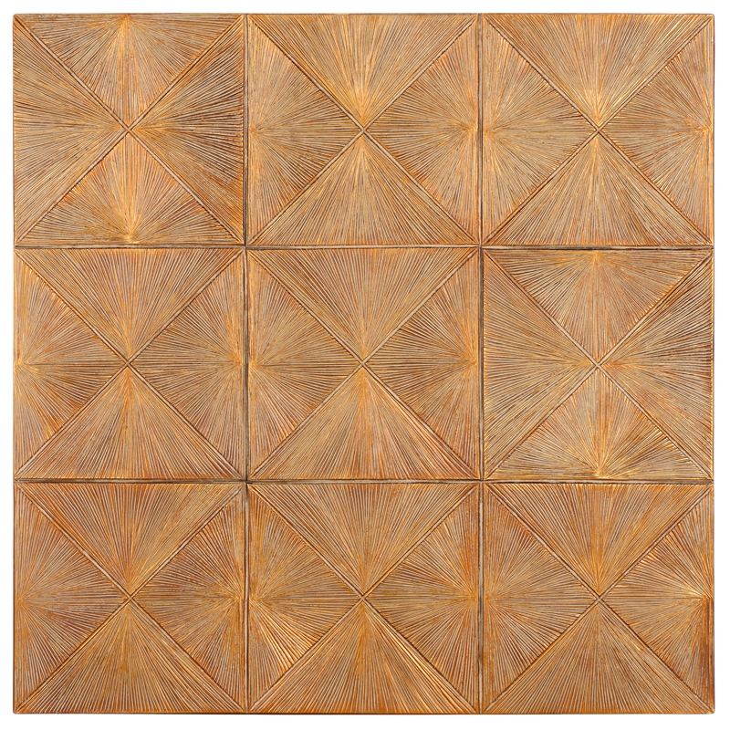 Safavieh Marlow Wood Wall Decor in Gold