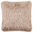 Safavieh Shag Modish Polyester Metallic Pillow in Bronze