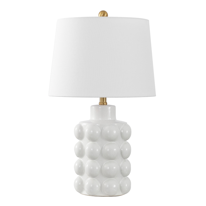 Safavieh Konny Ceramic Table Lamp in White