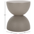 Safavieh Austyn Hourglass Accent Table in Gray