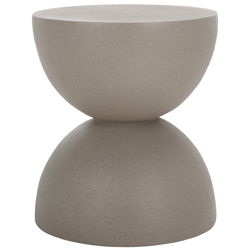 Safavieh Austyn Hourglass Accent Table in Gray