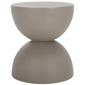 Safavieh Austyn Hourglass Accent Table in Gray