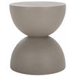Safavieh Austyn Hourglass Accent Table in Gray