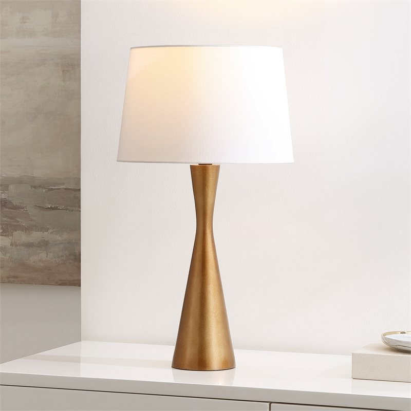 Safavieh Edie Resin Table Lamp in Brass