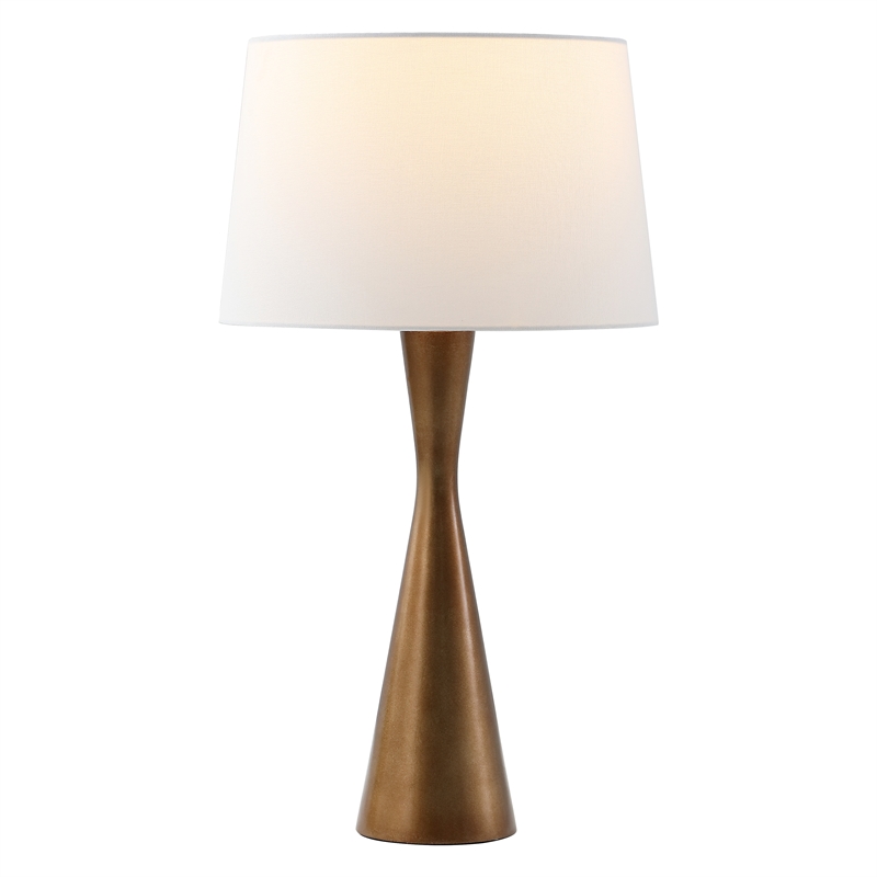 Safavieh Edie Resin Table Lamp in Brass