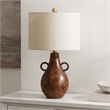 Safavieh Shiloh Ceramic Table Lamp in Brown