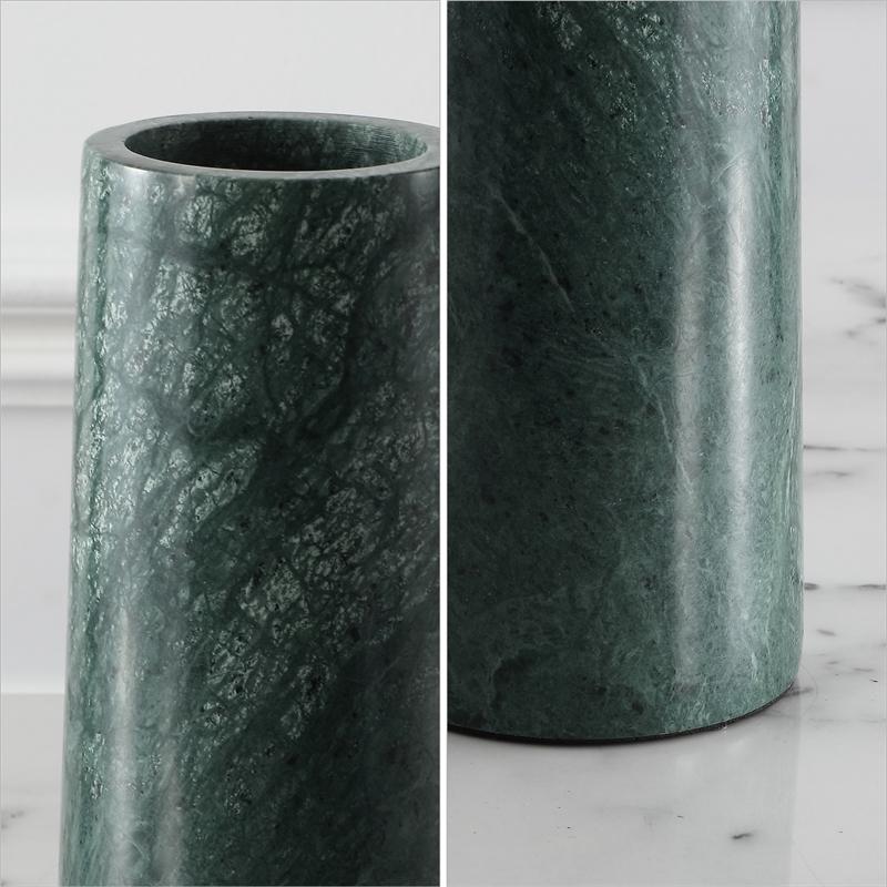 Safavieh Valto Marble Vase Set Of 2 in Green
