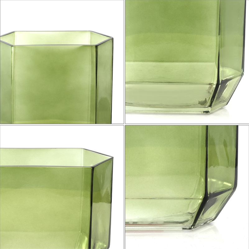 Safavieh Noreno  Glass Vase Set 2 in Green Tint