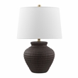 Safavieh Ledger Ceramic Table Lamp in Brown