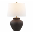 Safavieh Ledger Ceramic Table Lamp in Brown