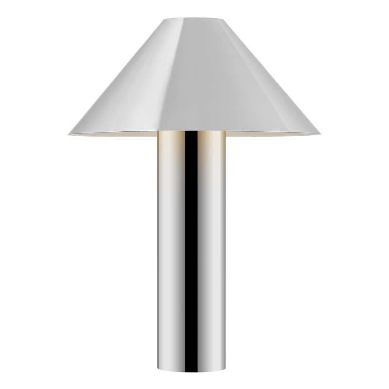 Safavieh Pia Metal Table Lamp in Chrome