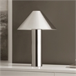 Safavieh Pia Metal Table Lamp in Chrome