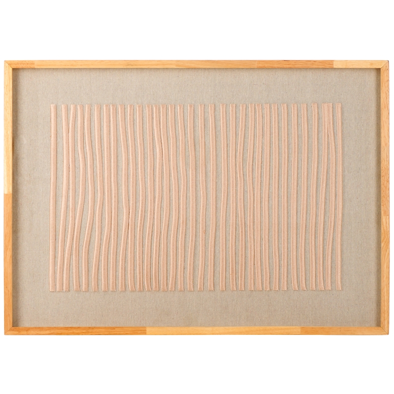 Safavieh Kai Wood Framed Emboridery Art in Natural