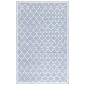 Safavieh Arizona 5'-0&quot x 8'-0&quot Polyester Power Loomed Rug in Gray / Ivory