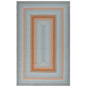 Safavieh Braided 3'-0&quot x 5'-0&quot  Hand Woven Rug in Gray / Rust