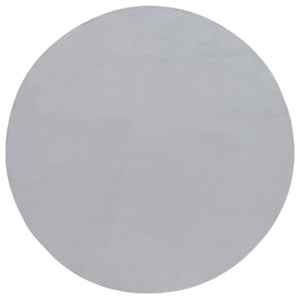 Safavieh Faux Rabbit Fur 5'-0&quot x 7'-0&quot Polyester Power Loomed Rug in Silver