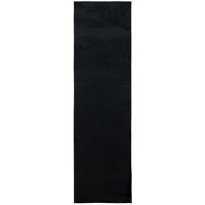 Safavieh Faux Rabbit Fur 2'-3&quot x 6'-0&quot Polyester Power Loomed Rug in Black