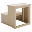 Safavieh Haven Wood 2 Stair Step Stool in Natural