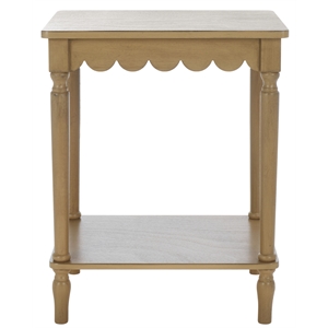 Safavieh Haven Wood Accent Table in Brown