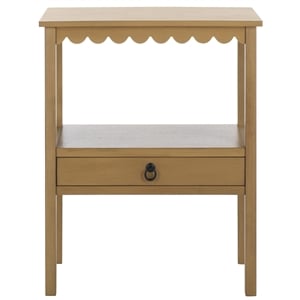 Safavieh Haven Wood Low Drawer Accent Table in Brown