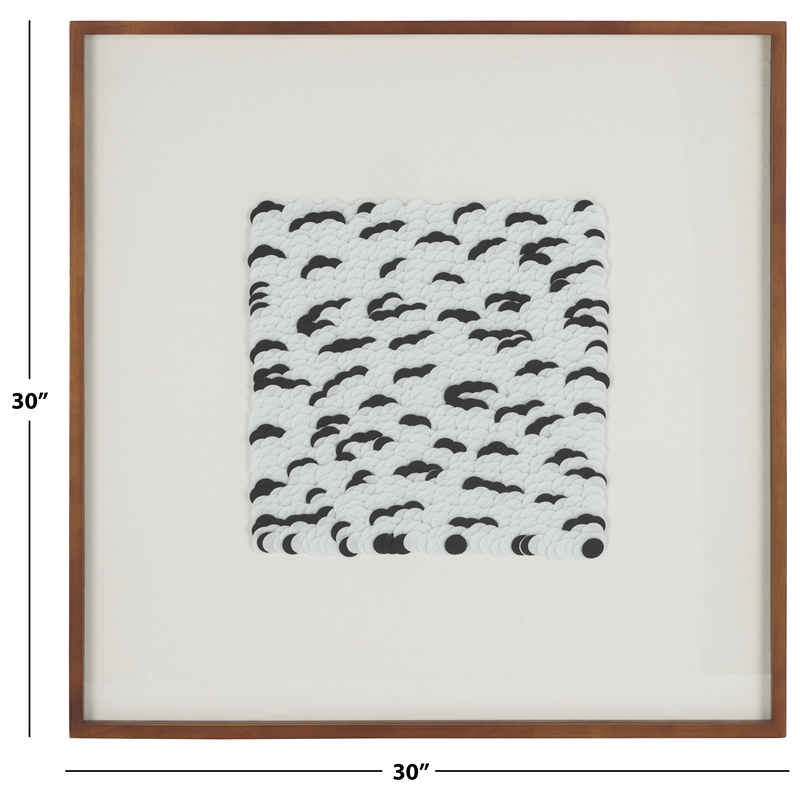 Safavieh Wood Framed Wall Art in Brown