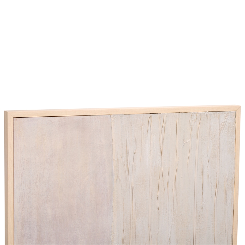 Safavieh Iron It OutWood and Iron Framed Mixed Media Art in Off White