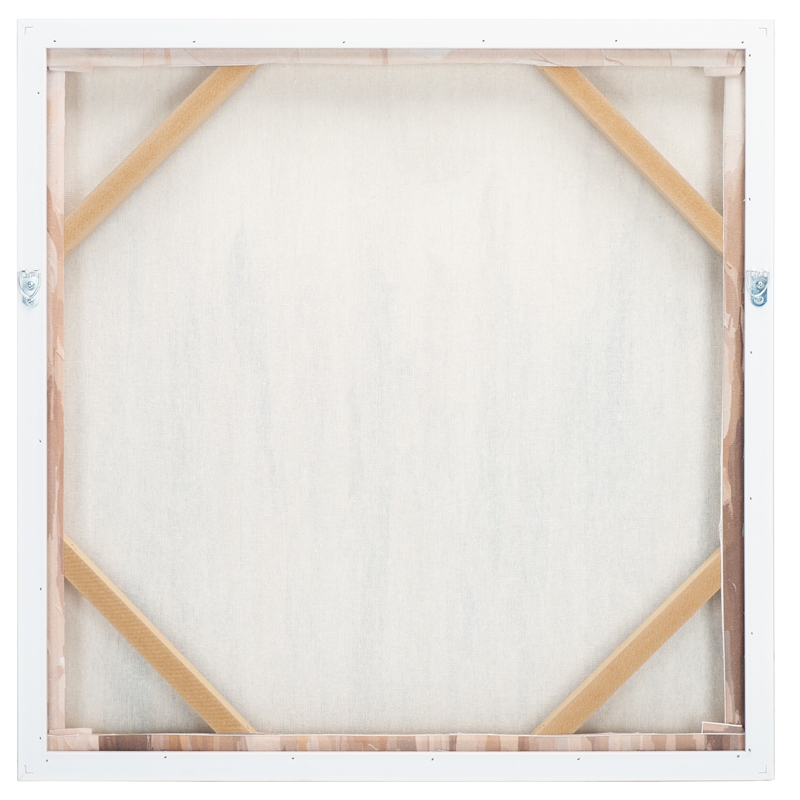 Safavieh Pick Up Sticks Wood and Iron Framed Linen Canvas in Brown/Cream