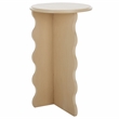 Safavieh Lilith Wavy Wood Accent Table in Natural