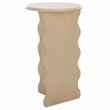 Safavieh Lilith Wavy Wood Accent Table in Natural
