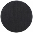 Safavieh Lilith Wavy Wood Accent Table in Matte Black