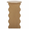 Safavieh Lilith Wavy Wood Accent Table in Brown