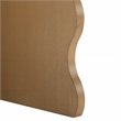 Safavieh Lilith Wavy Wood Accent Table in Brown