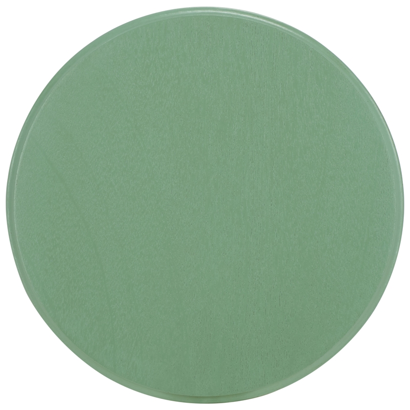 Safavieh Lilith Wavy Wood Accent Table in Sage