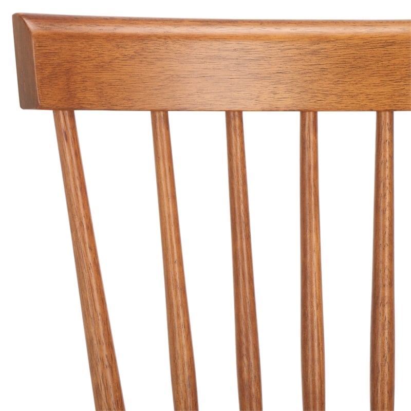 Safavieh Parker Wood Spindle Dining Chair (Set Of 2) in Walnut