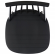 Safavieh Burris Wood Side Chair in Matte Black