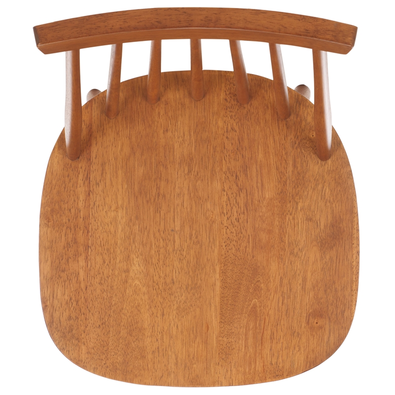 Safavieh Burris Wood Side Chair in Brown