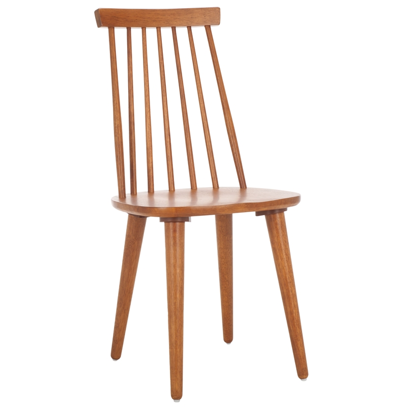 Safavieh Burris Wood Side Chair in Brown